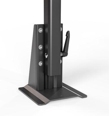 Стіл для підлогової рейки або опорної плити - складаний, розкладний та поворотний - для офісу та кемпінгу у фургоні - консольний столик (Mercedes V-Class/Vito)