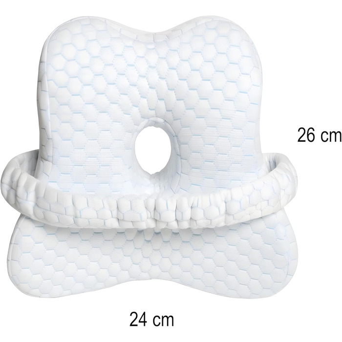 Подушка для коліна Retoo для сну на боці, ортопедична подушка для коліна з піни з ефектом пам&39яті, подушка для ніг для безболісного сну, ергономічна подушка для позиціонування з в&39язкопружної піни з ефектом пам&39яті, дихаючий чохол