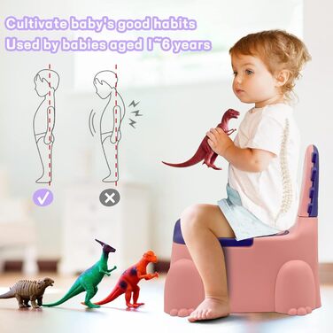 Горщик для дітей Дитячий унітаз Дитячий унітаз Дитячий горщик Динозавр горщик Туалет Горщик Дитячий горщик Дитячий горщик WC горщи