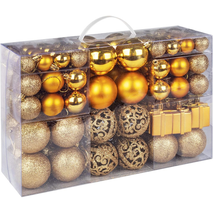 Набір ялинкових кульок зі 105 предметів Homewit