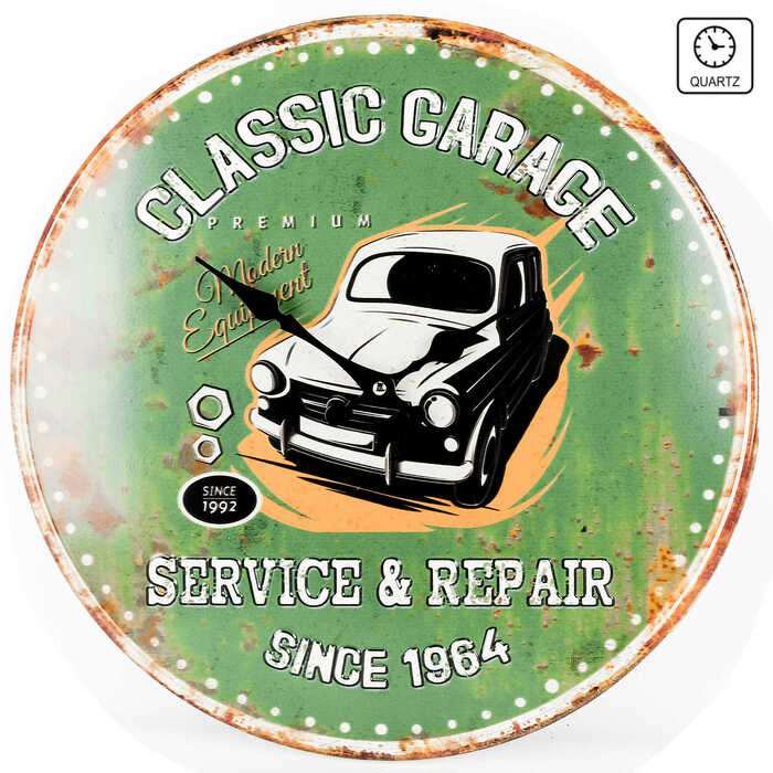 Годинник настінний Technoline 596579 Classic Garage (596579)
