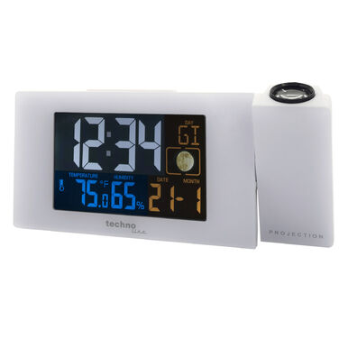 Годинник проекційний Technoline WT537 White (WT537)