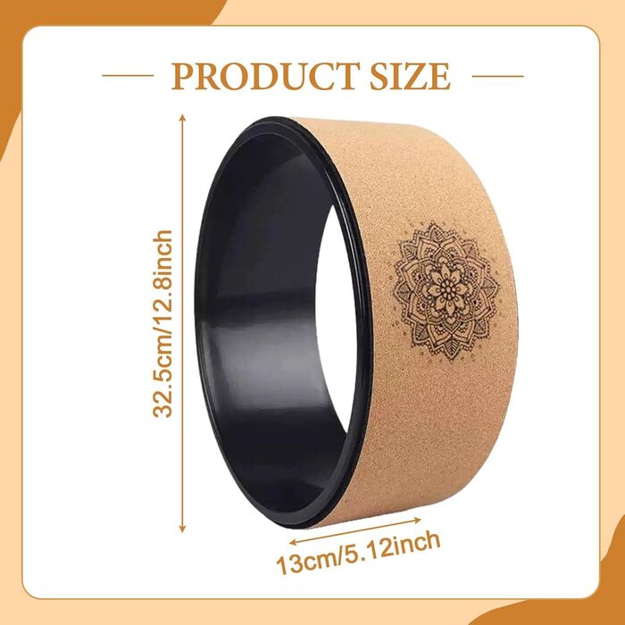 Колесо, ролик для спини, допоміжний розтяжний ролик для пілатесу, для використання в приміщенні