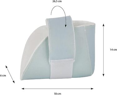 Протипролежнева подушка для п&39яти Mobiclinic, права, лікоть, п&39ята, європейський бренд, подушка для зняття тиску, подушка для п&39яти, один розмір, регульована, можна прати, синя