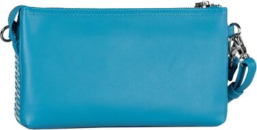 Блакитний клатч для жінок, 004583
