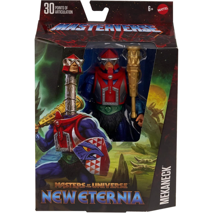 Майстри Всесвіту Masterverse New Eternia Mekaneck, колекційна фігурка MOTU, розкішна колекційна фігурка з 30 точками руху та аксесуарами, іграшка MOTU, HYC51