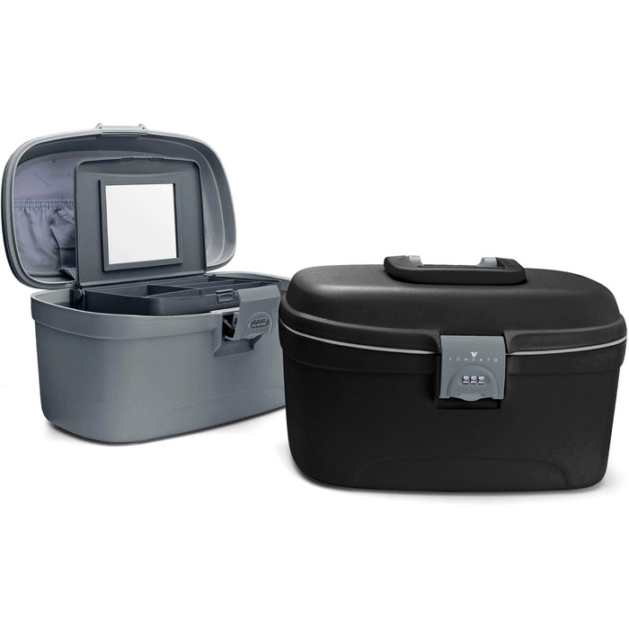 Косметичка легка, 36 см чорна (негр)