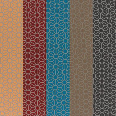 Товста підлогова подушка Lara - Висота 20-25 см - Пуф - Оттоманка - Табурет - 40x40x25 см - 100 бавовна (Захід сонця/Персик) Захід сонця / Персик