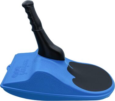 Дитяча пластикова шапка на зиму синя