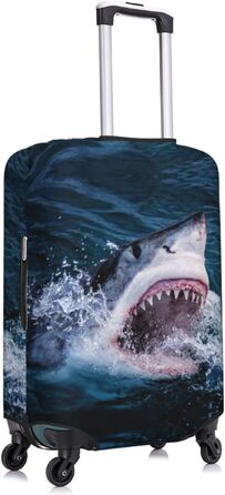 Чохол для валізи BAFAFA з принтом Морський бриз, захисний еластичний чохол від подряпин та пилу для багажу, чорний, розмір 90