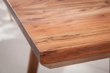 Обідній стіл Riess Ambiente з масиву дерева Mystic Living 160 см, акація, стіл з натурального масиву дерева, кухонний стіл з акації