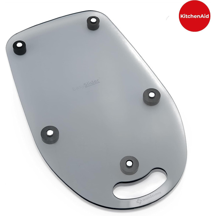 Ковзаюча дошка з акрилового скла EasySlider ковзаюча дошка KitchenAid ковзаюча дошка для KitchenAid планер для кухонного комбайна акрилова підкладка (прозорий сірий)