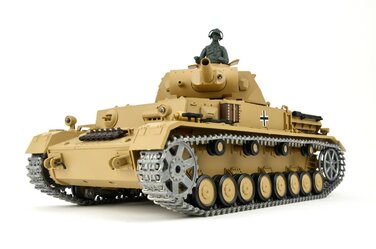 Радіокерований танк Kampfwagen IV Ausf.F-1 Heng Long 116, сірий, з функцією дистанційного керування та металевою коробкою передач, металевими гусеницями та 2.4Ghz - PRO - V7.0