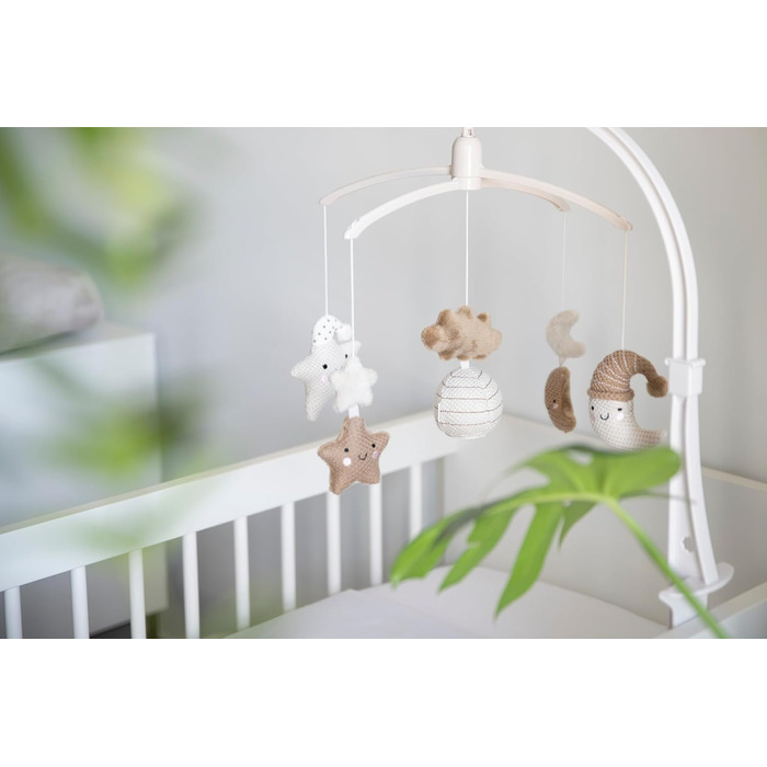 Мобіль Baby's Only Music Mobile Baby Heaven, в'язані хмарки, унісекс