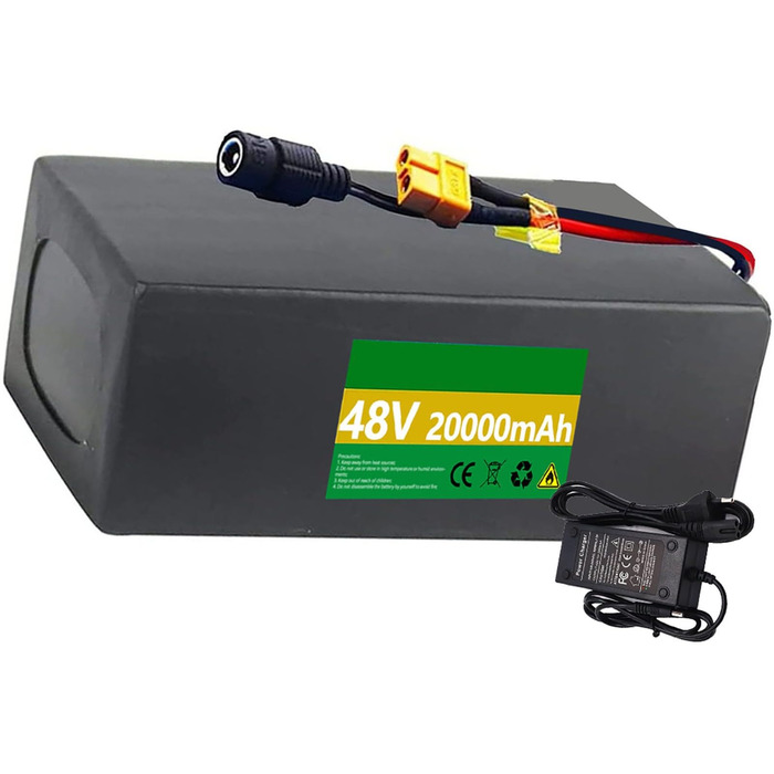 Акумулятор для електровелосипеда Велосипедні акумулятори 48V 8Ah 10Ah 12Ah 15Ah 18Ah 20Ah 25Ah Літій-іонний акумулятор для електровелосипеда 48V Літій-іонний акумулятор із зарядним пристроєм для двигуна 200W 500W 800W 1000W 48V 10Ah, 48V 20Ah