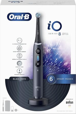 Електрична зубна щітка Oral-B Pro iO 8, Special Edition, чорна