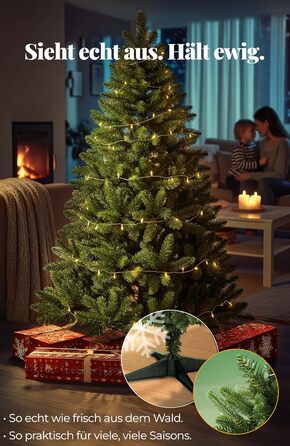 Штучна ялинка преміум-класу 180 см з 800 гілками Menz