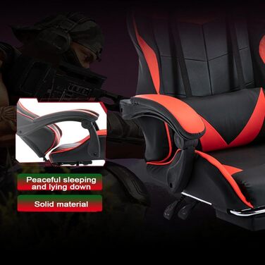 Ігрове крісло Комп&39ютерне крісло Крісло для домашнього офісу Інтернет-ігрове крісло Барне спортивне крісло-підйомник Чорний білий