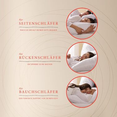 Подушки Pullman 40x80 см Комплект з 2 шт. , Подушки з мікрофібри готельної якості для всіх поз сну, Гіпоалергенні подушки з наповнювачем 500 г, Сертифіковані подушки для ліжка Oeko-Tex (40 x 80) 2 шт. 40x80 см 2