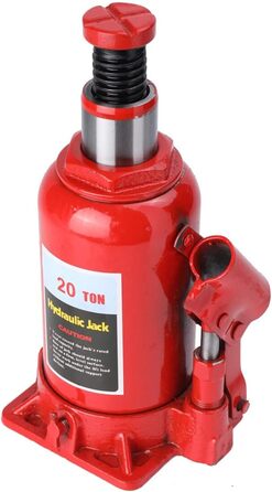 Гідравлічний домкрат 5T/10T/20T, пляшковий домкрат Stamp Jack Гідравлічний домкрат червоний, (вантажопідйомність до 20000 кг)