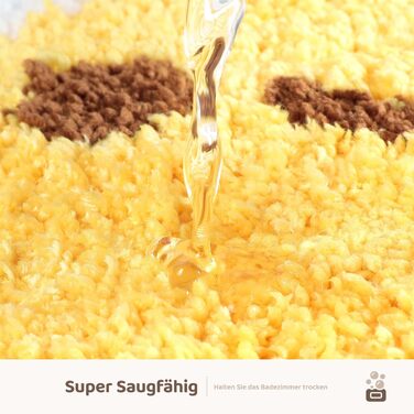 Милий килимок для ванної/килимок для ванної кімнати, нековзний, м&39який килимок для ванної душу, милий плюшевий мікрофібра, суперпоглинаючий плюшевий килимок 45x65 см (у формі яйця)