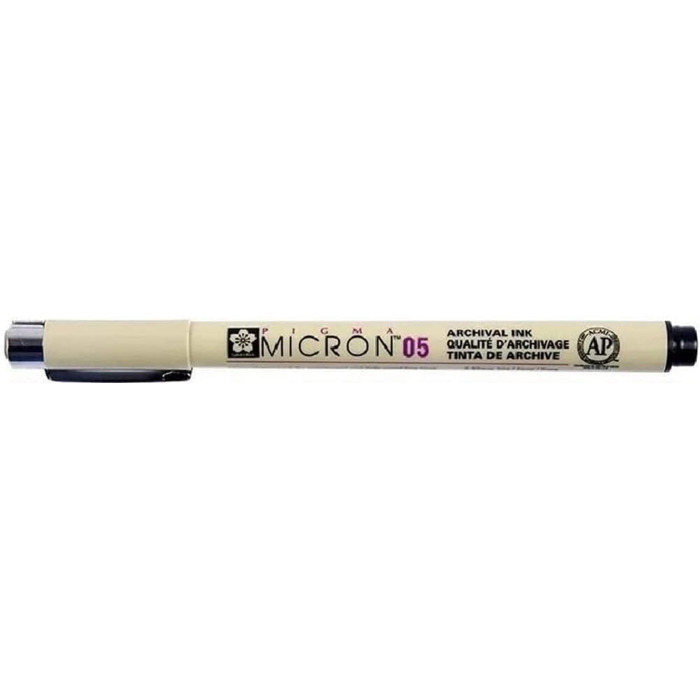 Ручки Bright White в чохлі, Mix-Size 05/08/10 3 шт. и Sakura Gelly Roll Basic, білий 08 ET Pigma Micron Black 05, 3