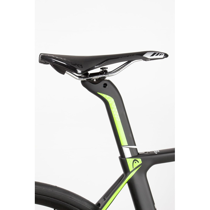 Унісекс-велосипед Head I-Speed Race для дорослих, матовий чорний/зелений 52