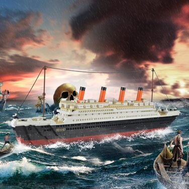 Конструктор SuSenGo, модель корабля "Титанік", 1021 деталь