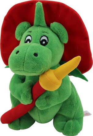 М'яка іграшка Sweety Toys 11025 Драко XL Грізу 20 см з пожежним рукавом, 20 см