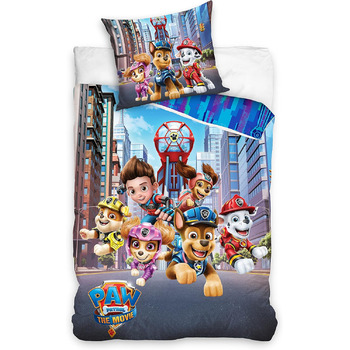 Постільна білизна Trumschn Paw Patrol 135x200 80x80 - Paw Patrol Кінофільм - 100 бавовна - Постільна білизна Chase Paw Patrol Migh