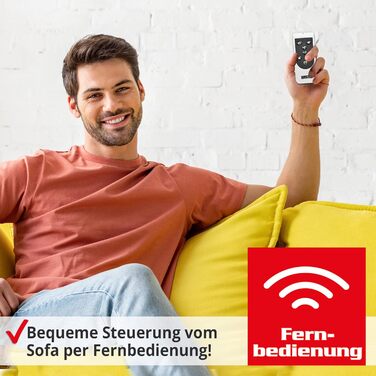 Електричний обігрівач HECHT (нова версія) - Обігрівач для швидкого та затишного тепла - Енергозберігаючий - З 3 рівнями потужності