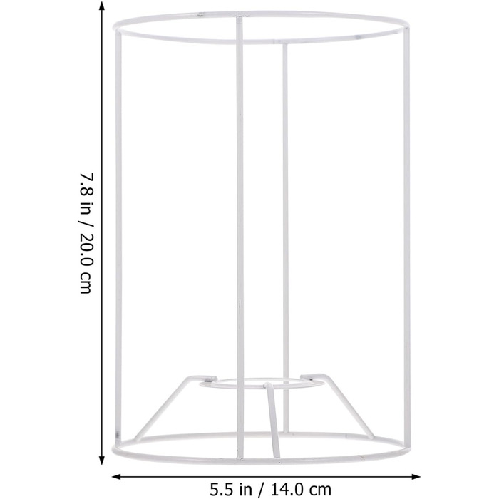 Металева підставка Абажур Каркас Металева лампа Захист циліндра Абажур Кільце Промислові підвісні світильники Чохли для стельових настільних ламп Металеві кронштейни