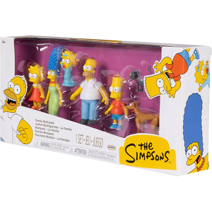Сімпсони 175394 The Simpsons 6 см Фігурки в мультипакуванні, різнокольорові, 6 см