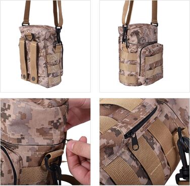 Титанова їдальня Кемпінговий посуд Кружка Військова пляшка для води Набір чашок для їдальні на відкритому повітрі Надлегкий набір