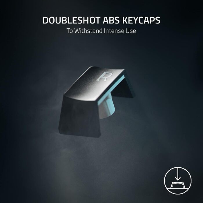 Бездротова 65 механічна ігрова клавіатура (механічні перемикачі, USB-C, Doubleshot ABS) QWERTY US-Layout чорна QWERTY US-Layout Bl