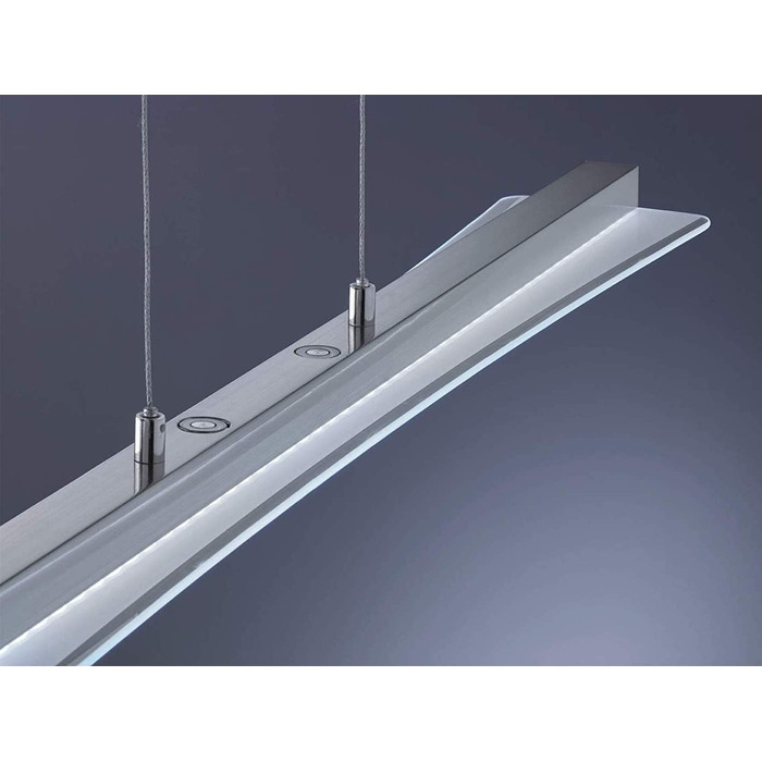 Стеля LED-підвіс Reality Leuchten Smash R32421107, матовий нікель, біле скло, 18 Вт
