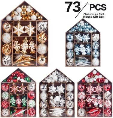 Набір різдвяних кульок із 73 предметів Micpointik