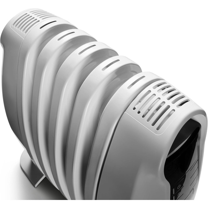 Компактний електричний обігрівач із безступінчастим регулюванням температури, функцією захисту від замерзання та потужністю нагріву 500 Вт, 39Longhi Nano Radiator TRNS0505M