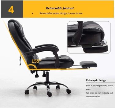 Ігрове крісло, Офісне крісло, Крісло керівника з відкидною спинкою, Підйомне ергономічне поворотне крісло, Крісло для домашнього комп&39ютера, Мінімалістичне крісло