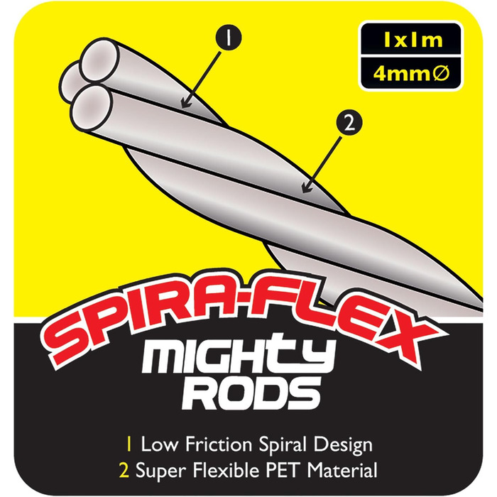 Стандартний набір штанг для протягування кабелю CK MightyRods Pro 10 м, 4 гнучкі секції, стійкий до пошкоджень скловолоконний електричний пристрій для протягування кабелю, електромонтаж, пристрій для протягування кабелю для електриків CK T5421