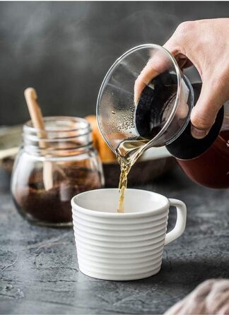Ручний ручний фільтр для кавоварки YunNasi Pour Over Hand Coffee з нержавіючої сталі зі скляним фільтром (400 мл) чорний
