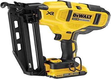 Акумуляторний цвяходер Dewalt 18В DCN660D2 (енергія удару 48 Дж, довжина цвяхів 32-63 мм, ємність магазину 110 цвяхів, контактний