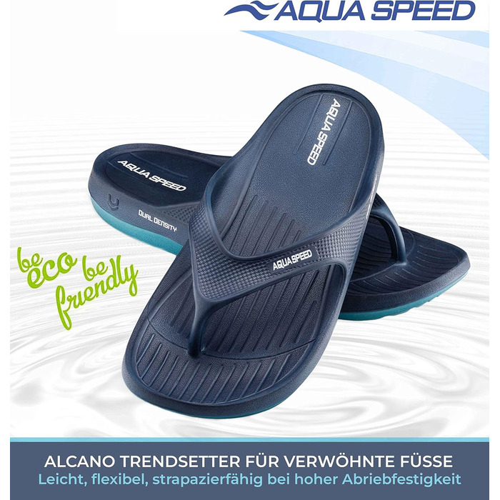 Сандалі для ванни Aqua Speed для жінок та чоловіків Нековзні шльопанці Жіночі шльопанці Чоловічі сандалі для душу Капці для ванни Капці для ванни Сандалі для душу Басейн Басейн Сауна 41 EU Alcano Blue Alcano