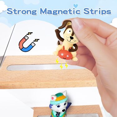Комплектів магнітних полиць Tonie, шестикутної форми для полиць для зберігання фігурок Toniebox, настінні плаваючі дерев&39яні полиці, сумісні зарядні станції для Toniebox, 1A4B, малі, 5