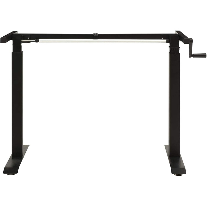 Каркас столу Tiyard, Ручне регулювання висоти, Каркас столу з ручним керуванням, Робочий стіл, Каркас столу, Каркас столу, Чорний