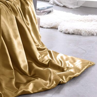 Шовковий комплект постільної білизни 3 комплекти, підковдра 240 х 220 см і 2 наволочки 40 х 80 см, Гіпоалергенна шовкова постільна