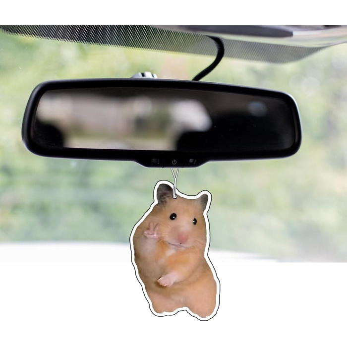 Ароматичне дерево з мотивом хом'яка, автомобільний кумедний дозатор ароматів, тюнінг автомобіля, освіжувач повітря, ароматизатор п