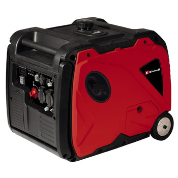 Бензиновий генератор Einhell TE-IG 3500 (макс. 3300 Вт, бак 8,3 л, інвертор, безперервна потужність 3200 Вт, 4-тактний двигун, 2 порти 230 В, 2 порти USB, 1 порт 12 В, захист від низького рівня оливи)