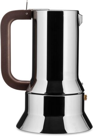Еспресо-машина Alessi 9090/6 6 чашок для індукції, нержавіюча сталь, срібло, 15.5 x 13.5 x 27 см 15.5 x 13.5 x 27 см Single