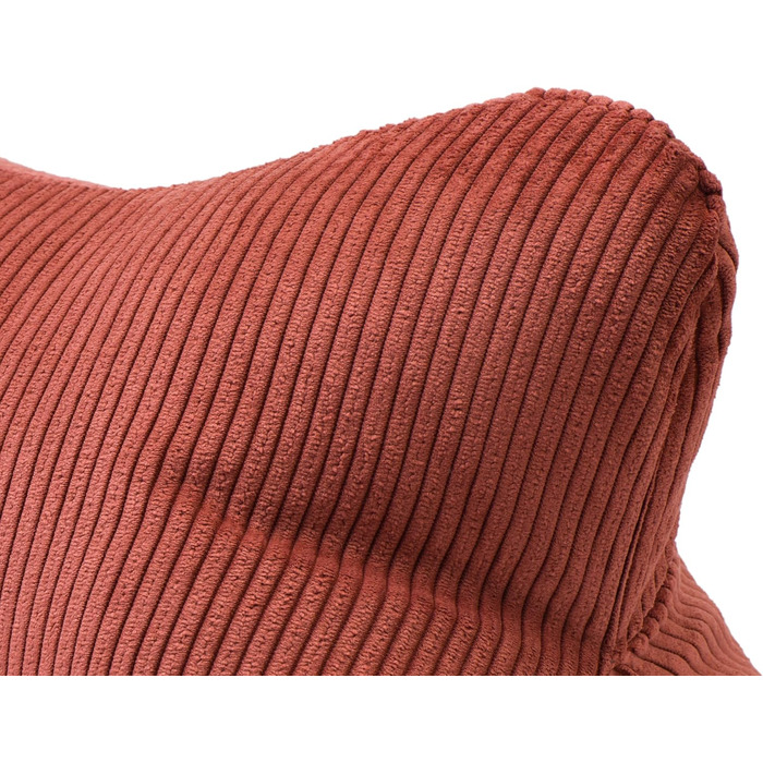 Подушка для читання Capri, подушка для шиї з тонкого вельвету, подушка для читання та відпочинку на шию та спину, 40 x 25 см - Кориця 40 x 25 см Кориця